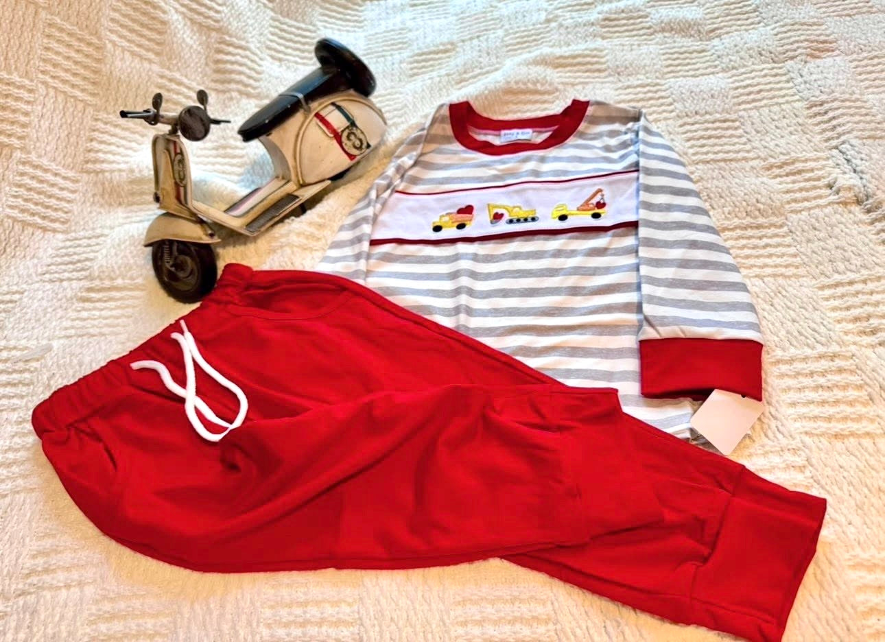 Construction Vehicles - Boys 2 PC Set